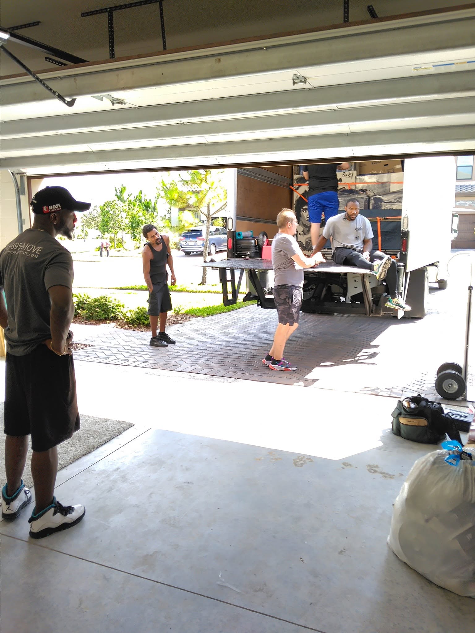Professional Movers Loading a Moving Truck